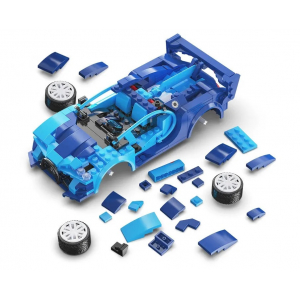 Конструктор на шасси - автомобиль Blue Race Double Eagle C51073W (325 деталей), 2.4Ghz / Bluetooth